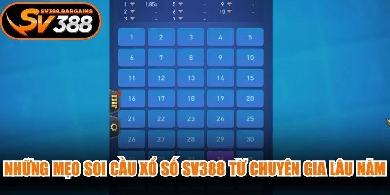 Những mẹo soi cầu xổ số SV388 từ chuyên gia lâu năm